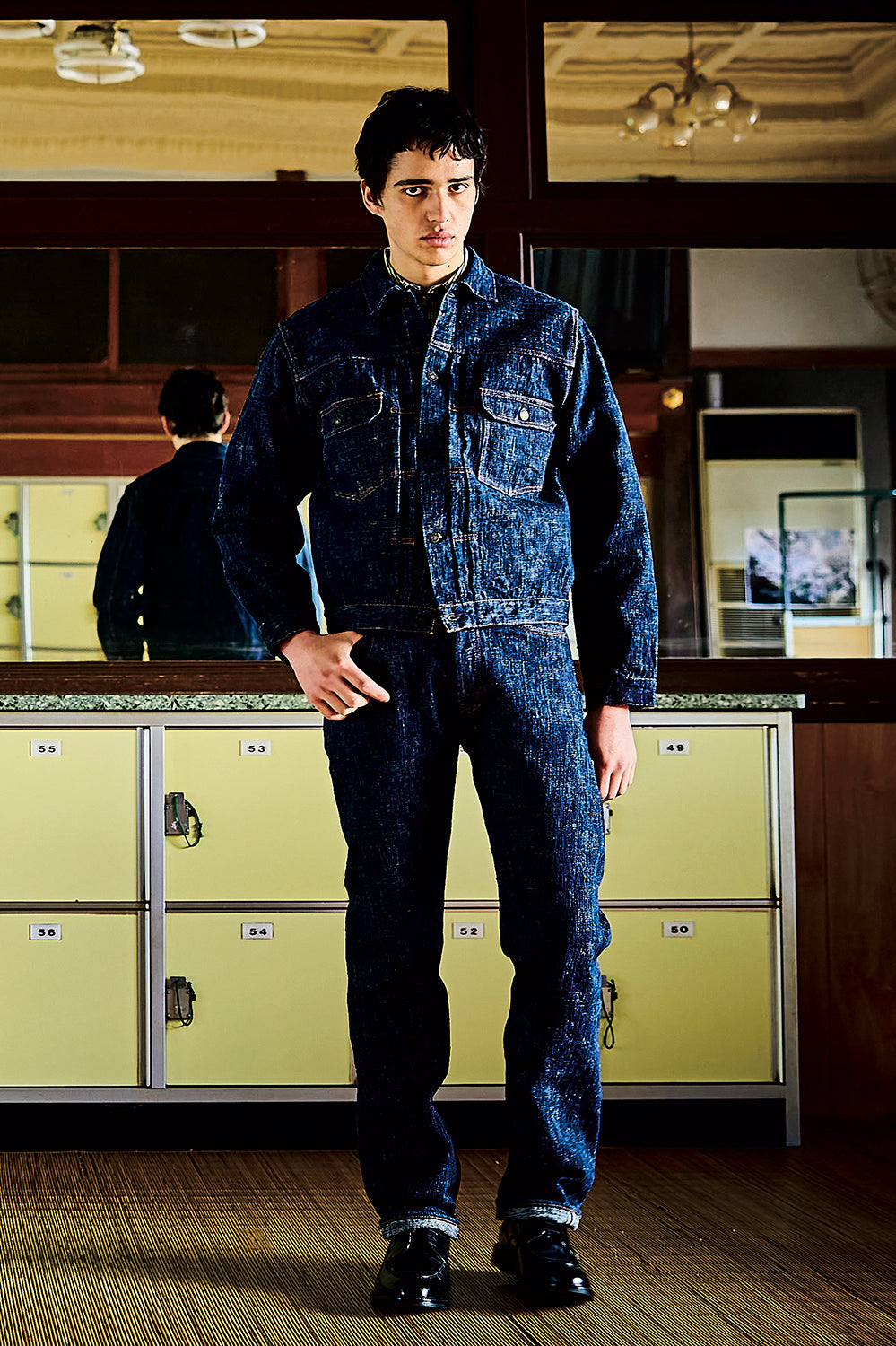 双藍ジーンズ【D1894】