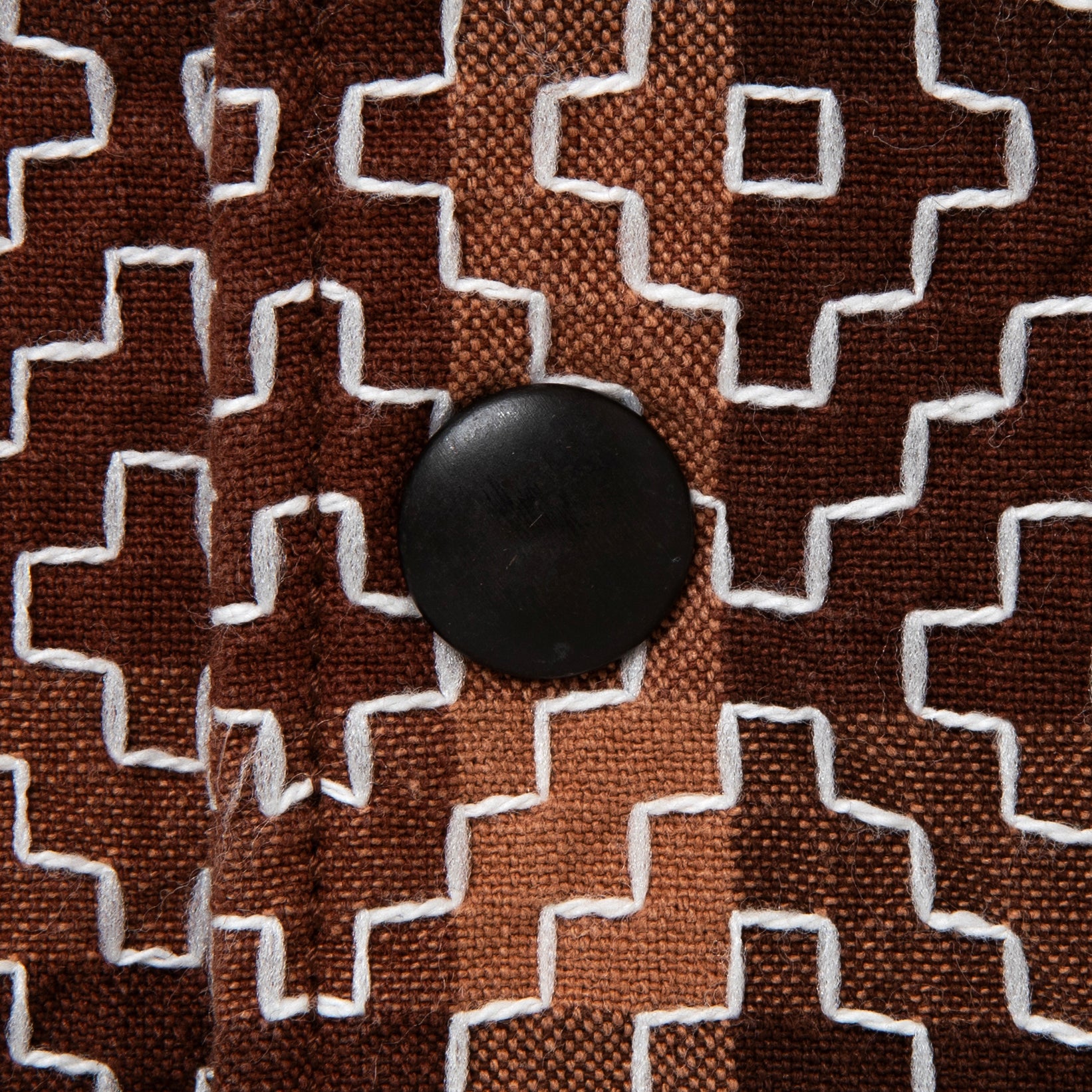 柿渋野良着刺し子コーチジャケット【4618】