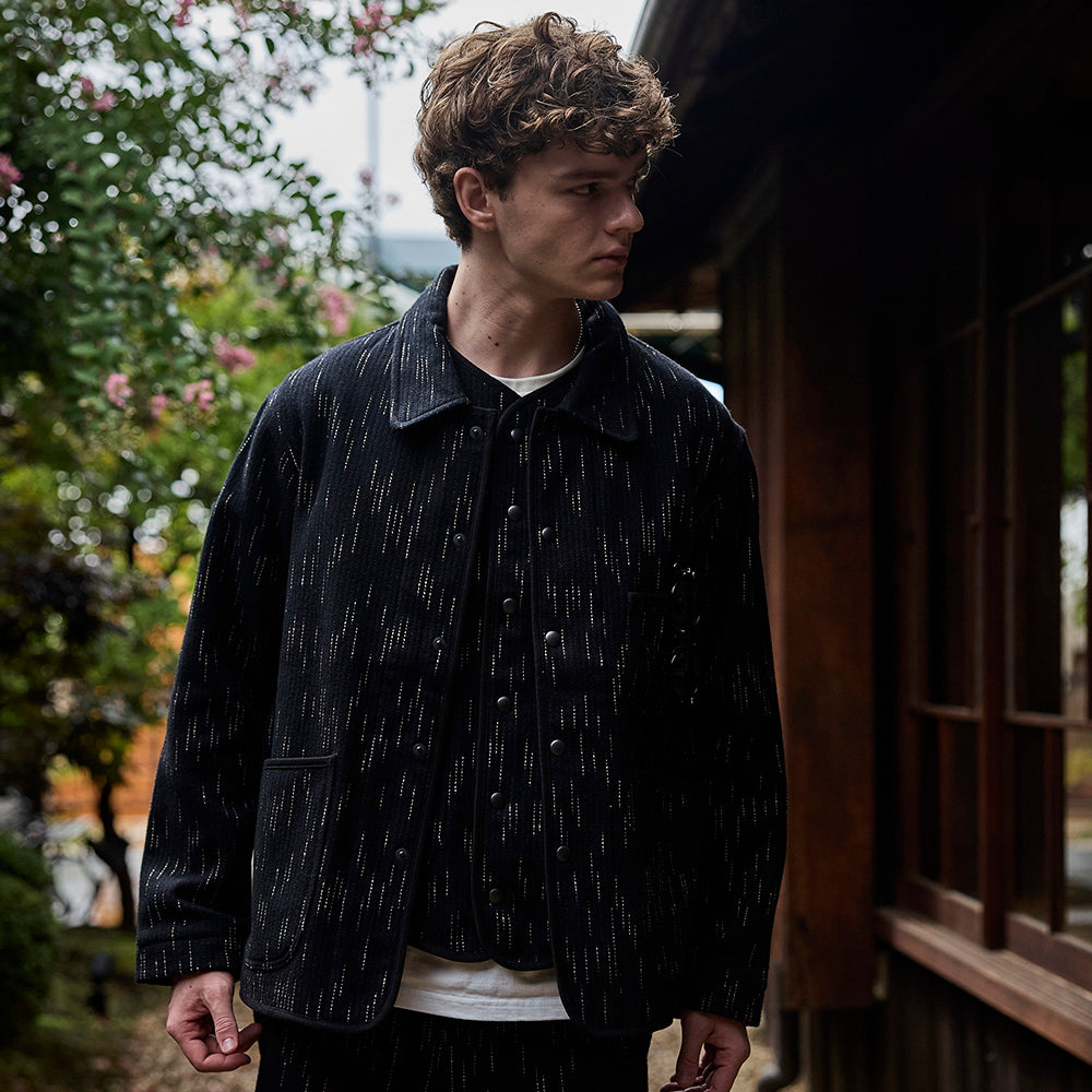 絣染ビーチクロスジャケット【4616】 – STUDIO D'ARTISAN ONLINE STORE