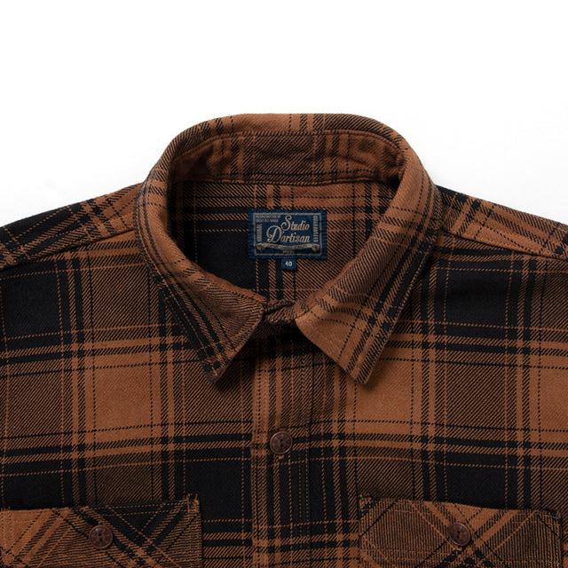 KAKISHIBU ネルシャツ【5659】