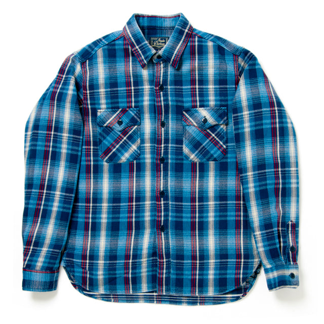 先染めインディゴネルシャツ【5660】