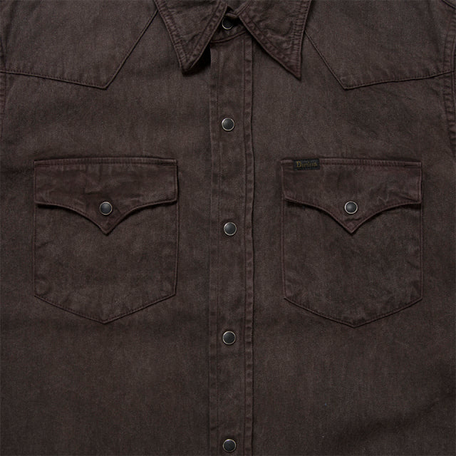 奄美泥染ウエスタンシャツ【5671】