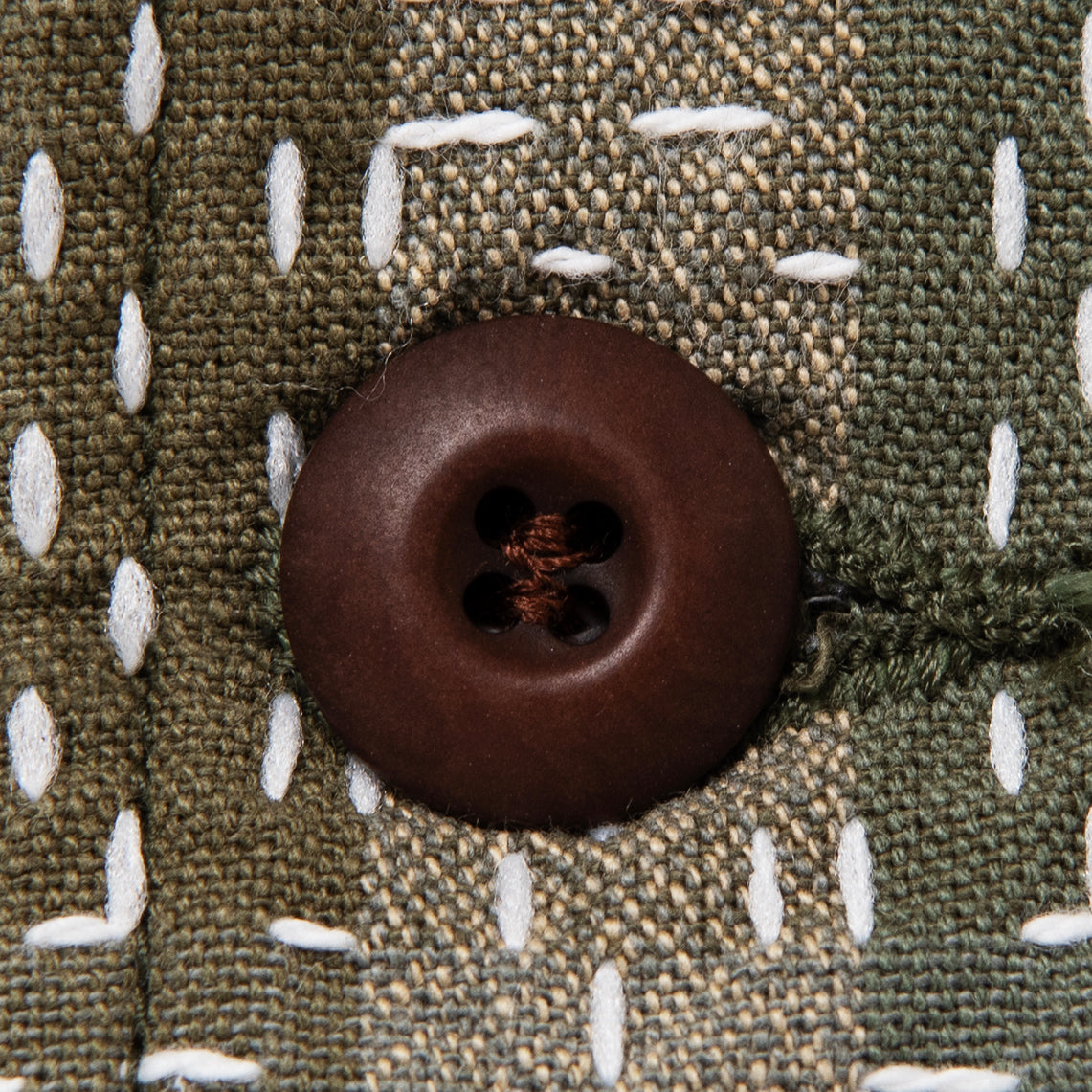 NORAGI ARMY SASHIKO 半袖シャツ【5719】