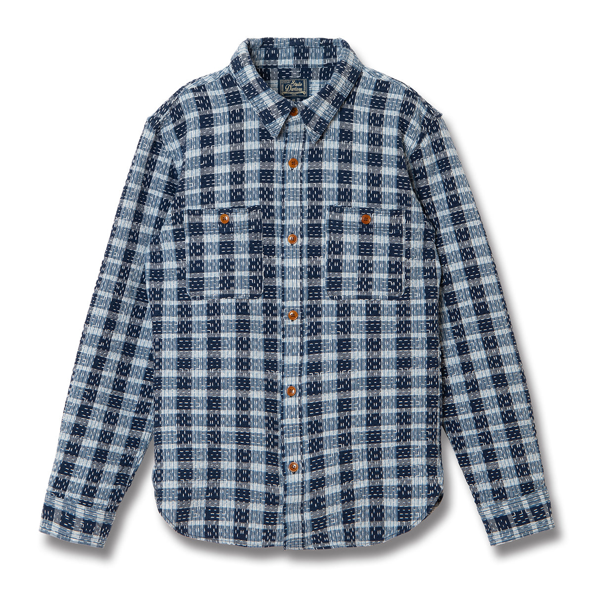 インディゴ野良着長袖シャツ【5737】 – STUDIO D'ARTISAN ONLINE STORE