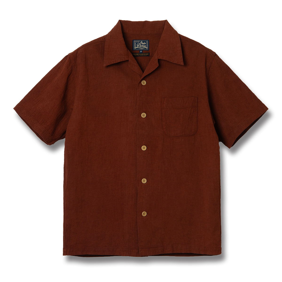先行予約】奄美大島泥染半袖シャツ【5739】 – STUDIO D'ARTISAN ONLINE