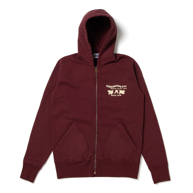 プリントZIPパーカー【8126】