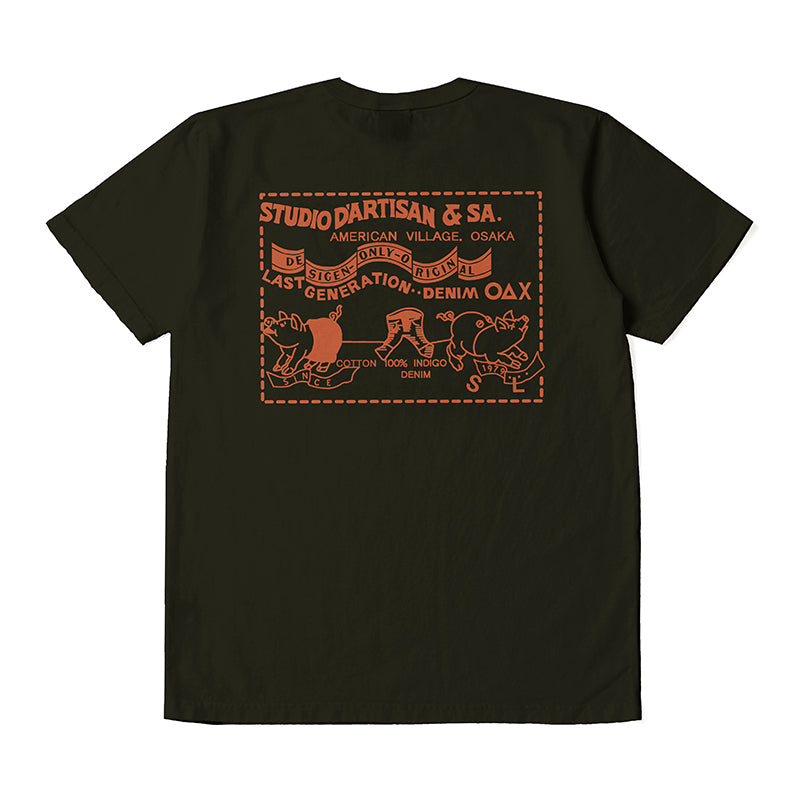 USAコットン定番プリントTシャツ【8153】