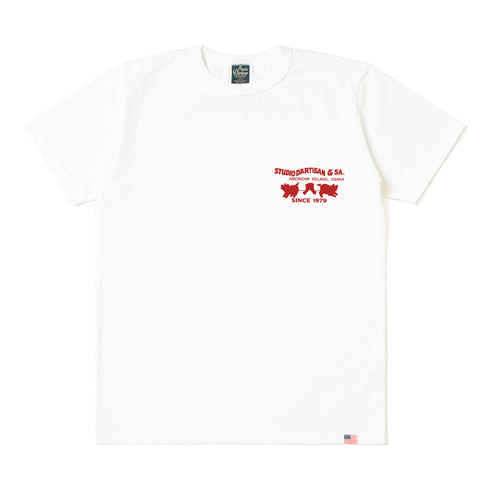 USAコットン定番プリントTシャツ【8153】