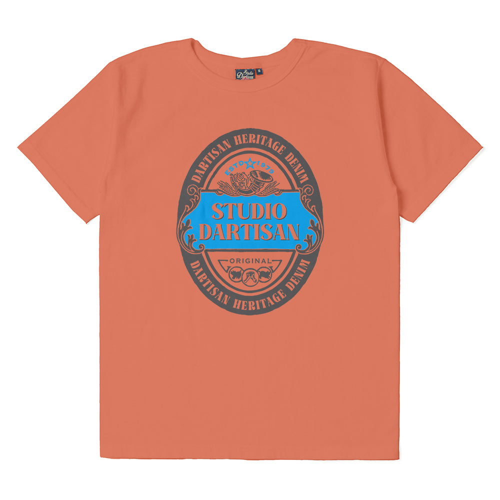 吊り編みプリントTシャツ【8179B】