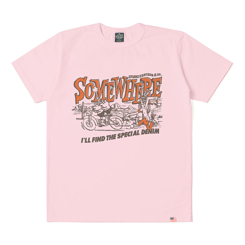 USAコットンプリントTシャツ【8181B】