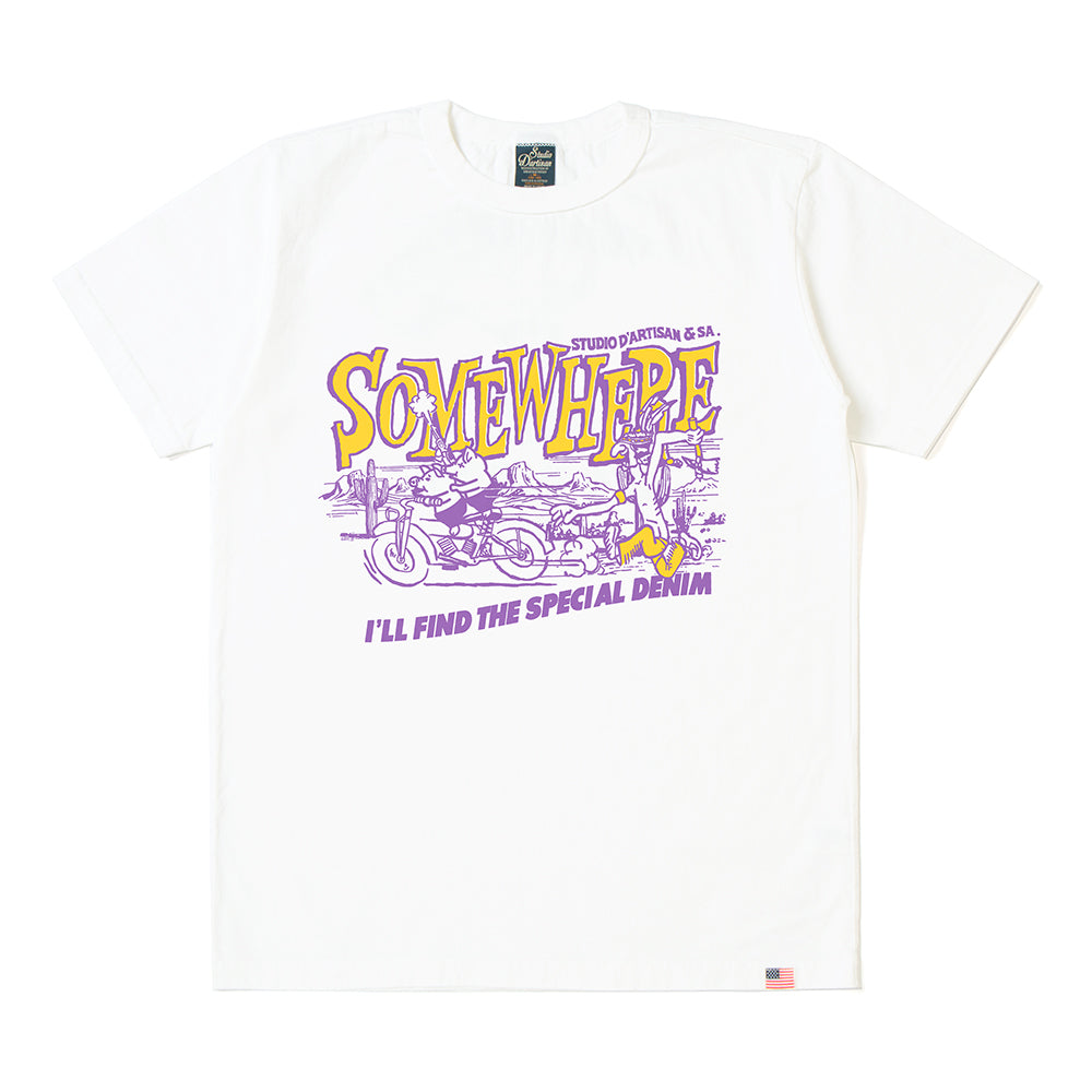 USAコットンプリントTシャツ【8181B】