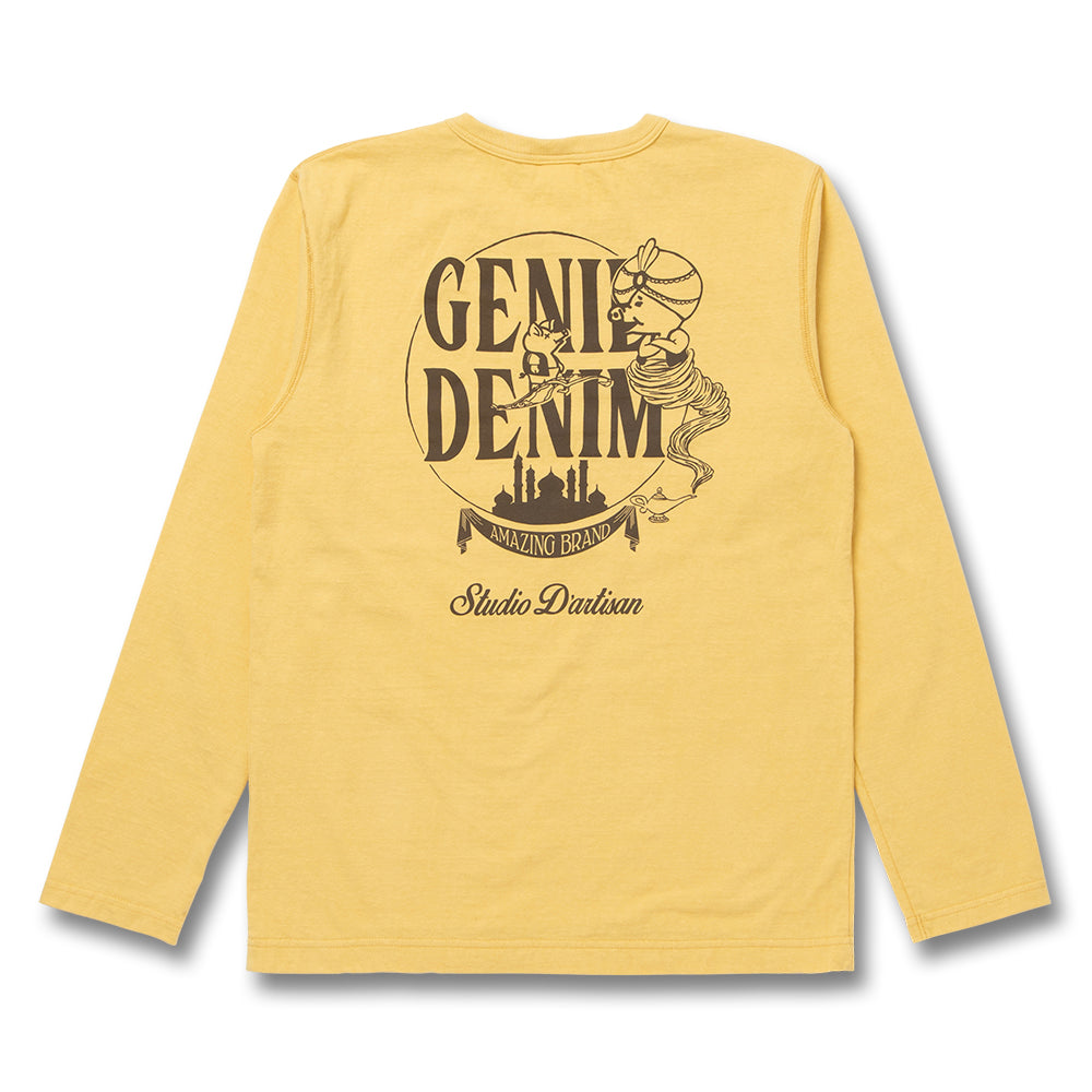 プリント長袖Tシャツ【8195A】