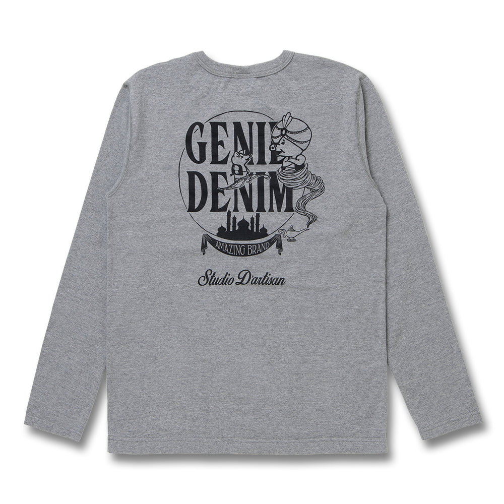 プリント長袖Tシャツ【8195A】