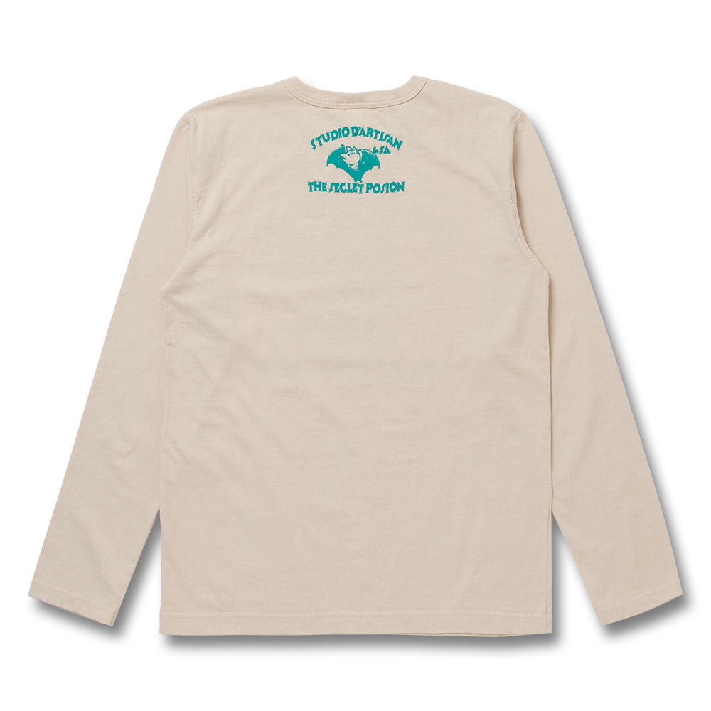 プリント長袖Tシャツ【8195B】
