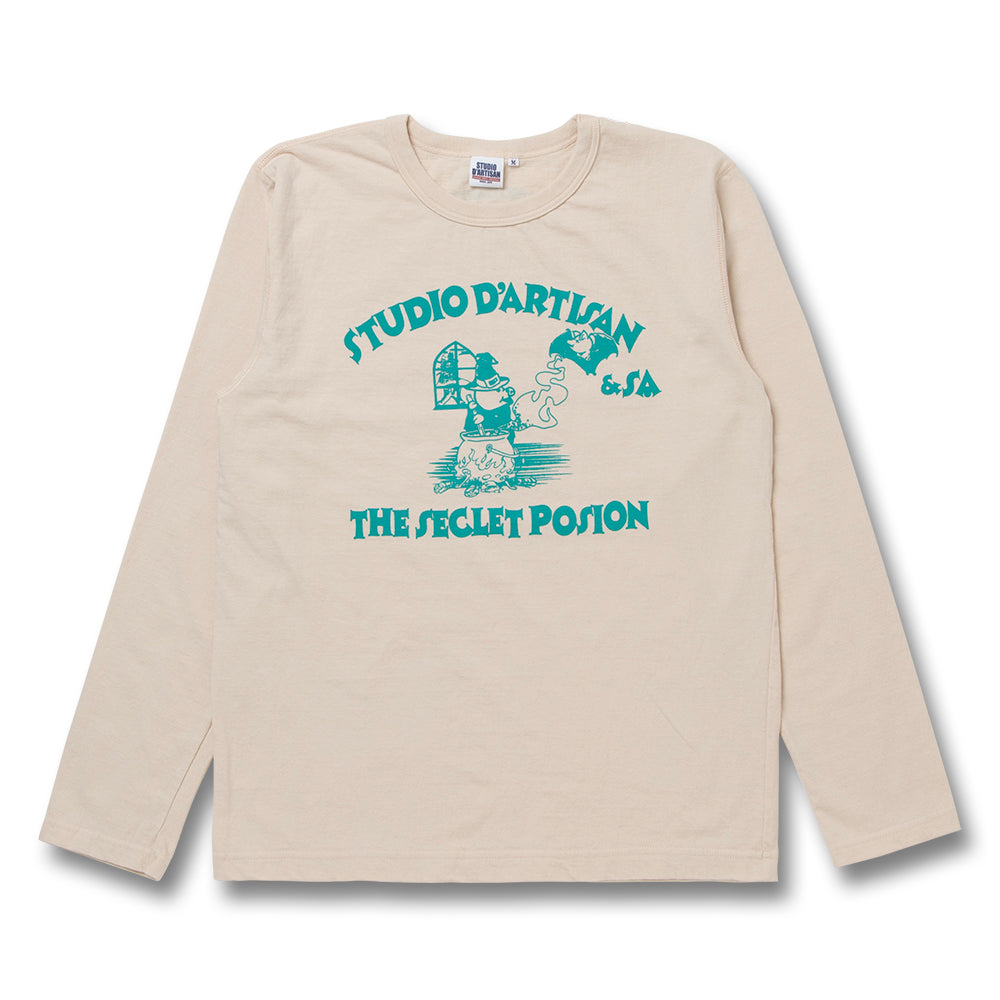 プリント長袖Tシャツ【8195B】