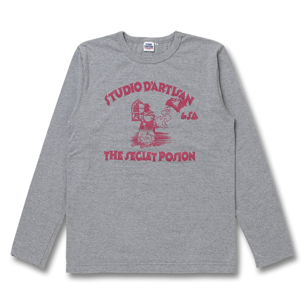 プリント長袖Tシャツ【8195B】