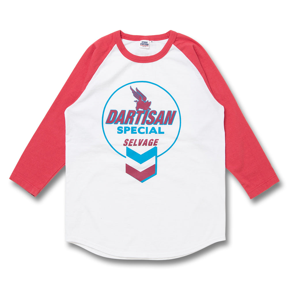 ラグラン7分袖Tシャツ【8196A】