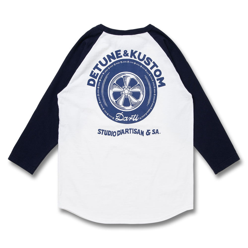 ラグラン7分袖Tシャツ【8196B】