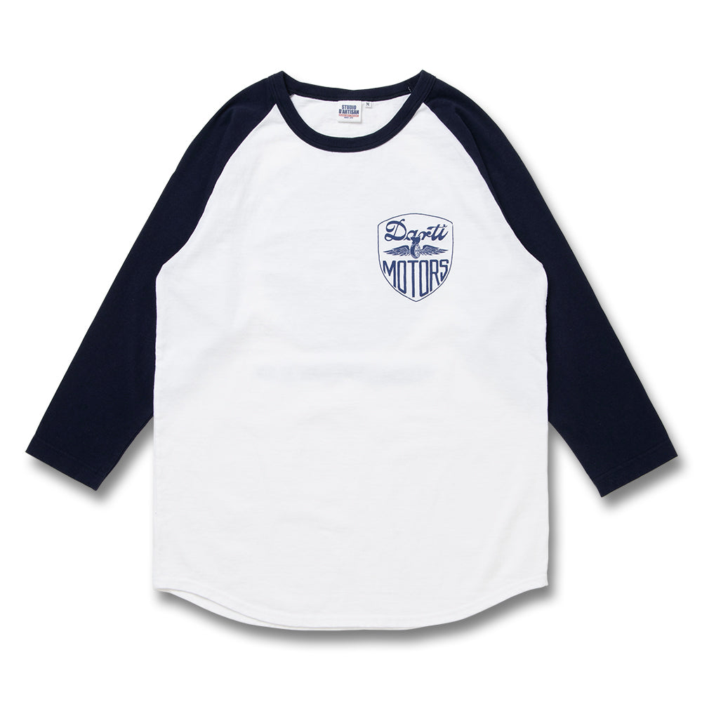 ラグラン7分袖Tシャツ【8196B】