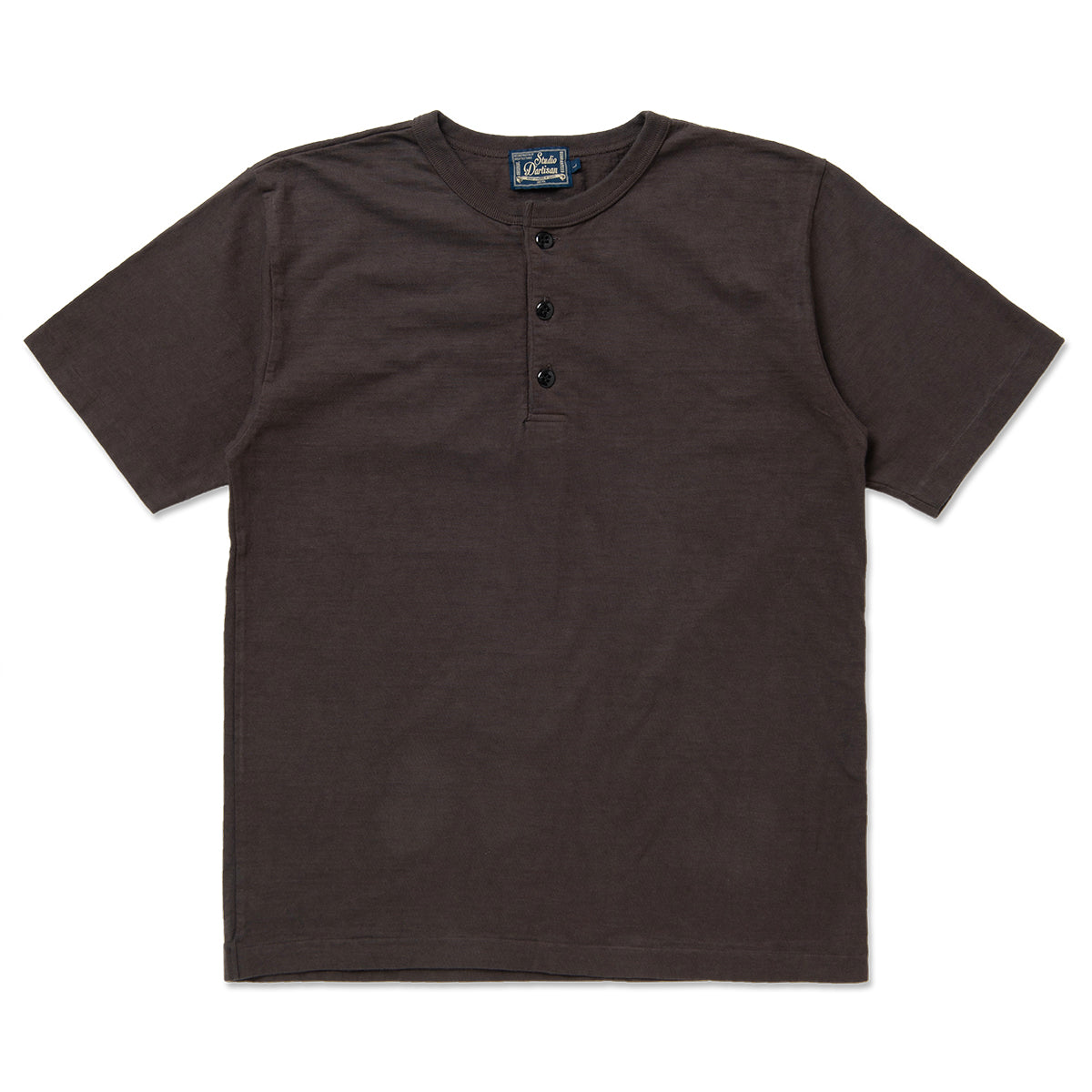 石川台小寸編み天竺ヘンリーネックTシャツ【8205】