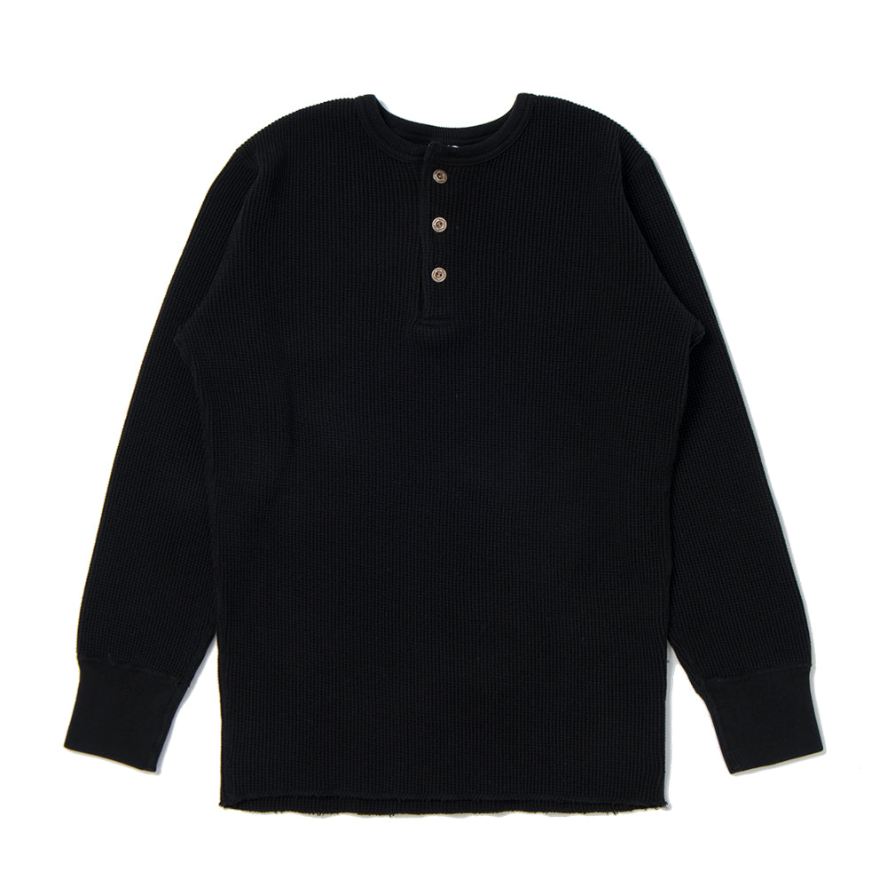 ヘビーサーマルヘンリー長袖Tシャツ【9937】