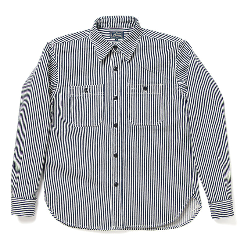 14ozヒッコリーワークシャツ【D5335H】 – STUDIO D'ARTISAN ONLINE STORE