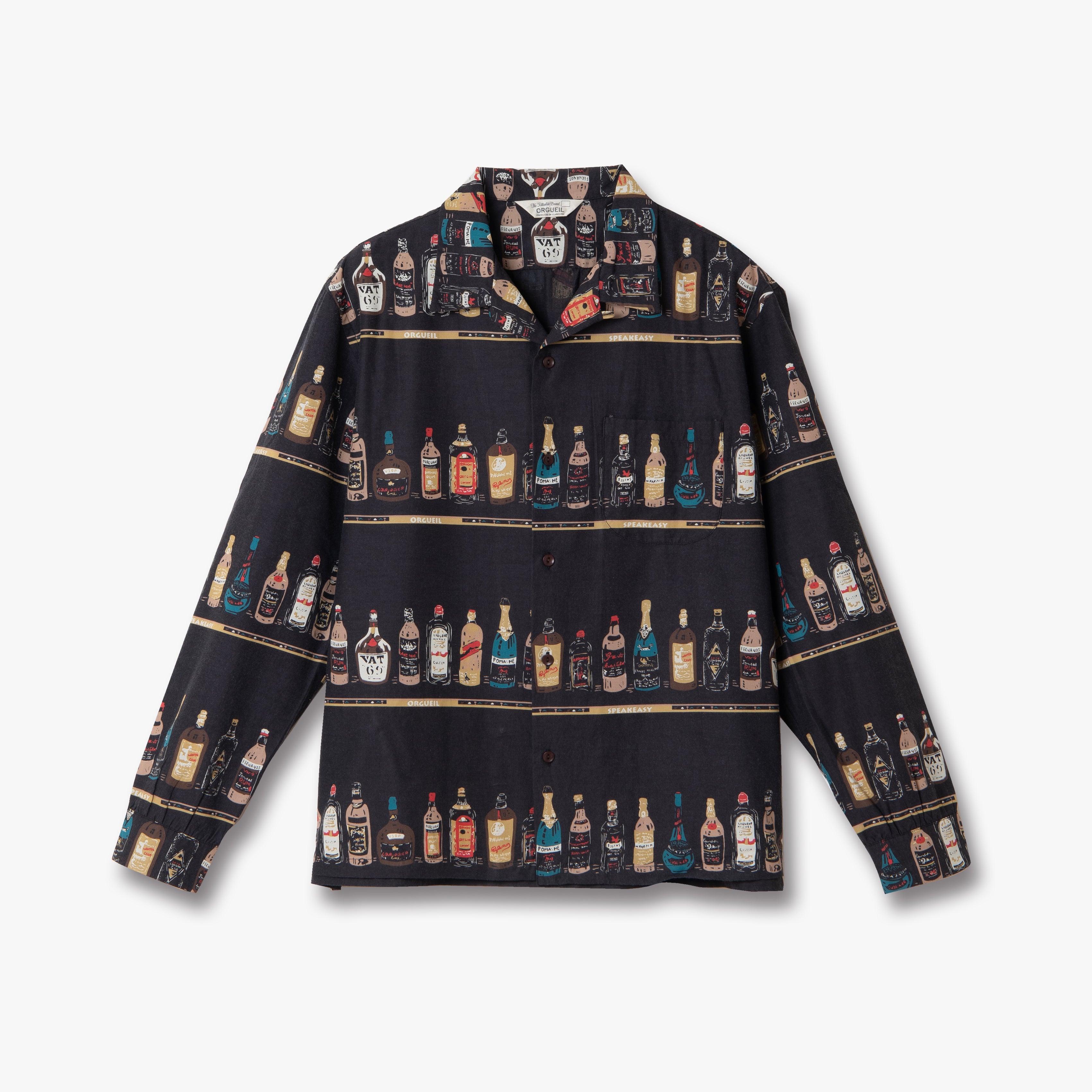 Speakeasy Long Sleeve Shirt【OR-5125】