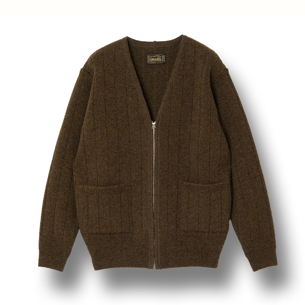【New】Ribbed Knit Cardigan【OR-9107】