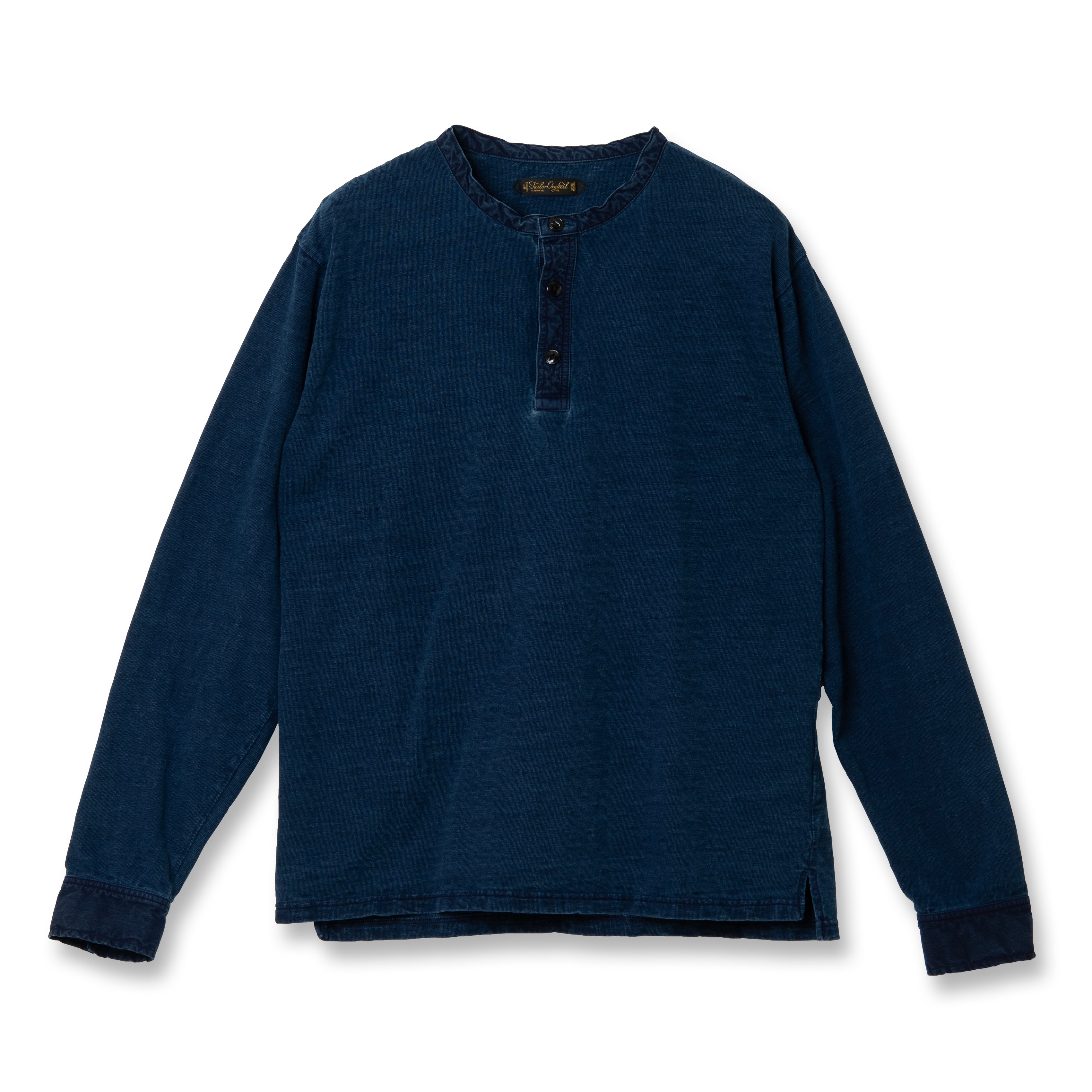 Indigo Henry Neck T-shirt【OR-9111】 – STUDIO D'ARTISAN ONLINE STORE