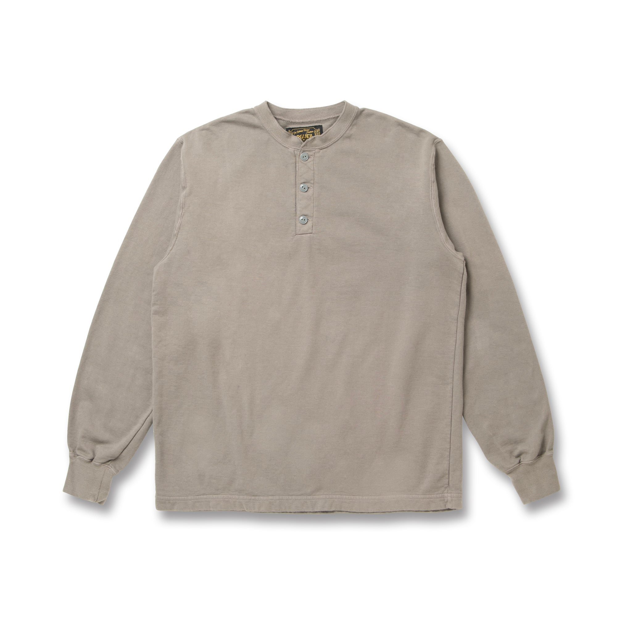 Henry Neck Long Sleeve Sweatshirt【OR-9117】