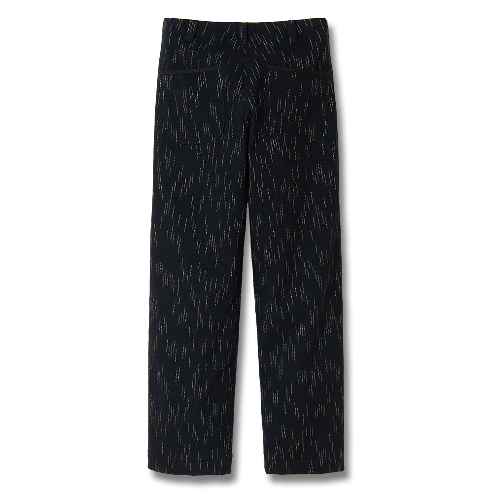 ステュディオ・ダルチザン STUDIO D'ARTISAN 絣染ビーチクロストラウザーズ 1906 メンズ 日本製 ブラック ワイド 絣染ビーチクロストラウザーズ【1906】 – STUDIO D'ARTISAN ONLINE STORE