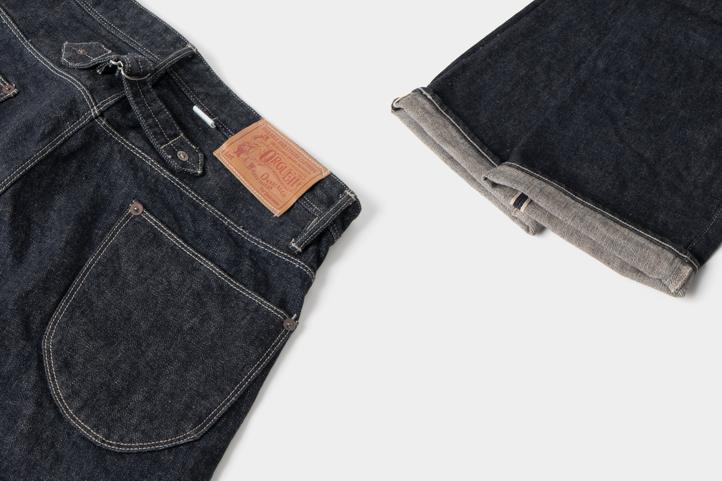 ステュディオ・ダ・ルチザン ORGUEIL オルゲイユ WORK PANTS ワークパンツ ベイカーパンツ OR-1039 BLUE サイズ32 ステュディオダルチザン、オルゲイユ2025春夏のカタログ