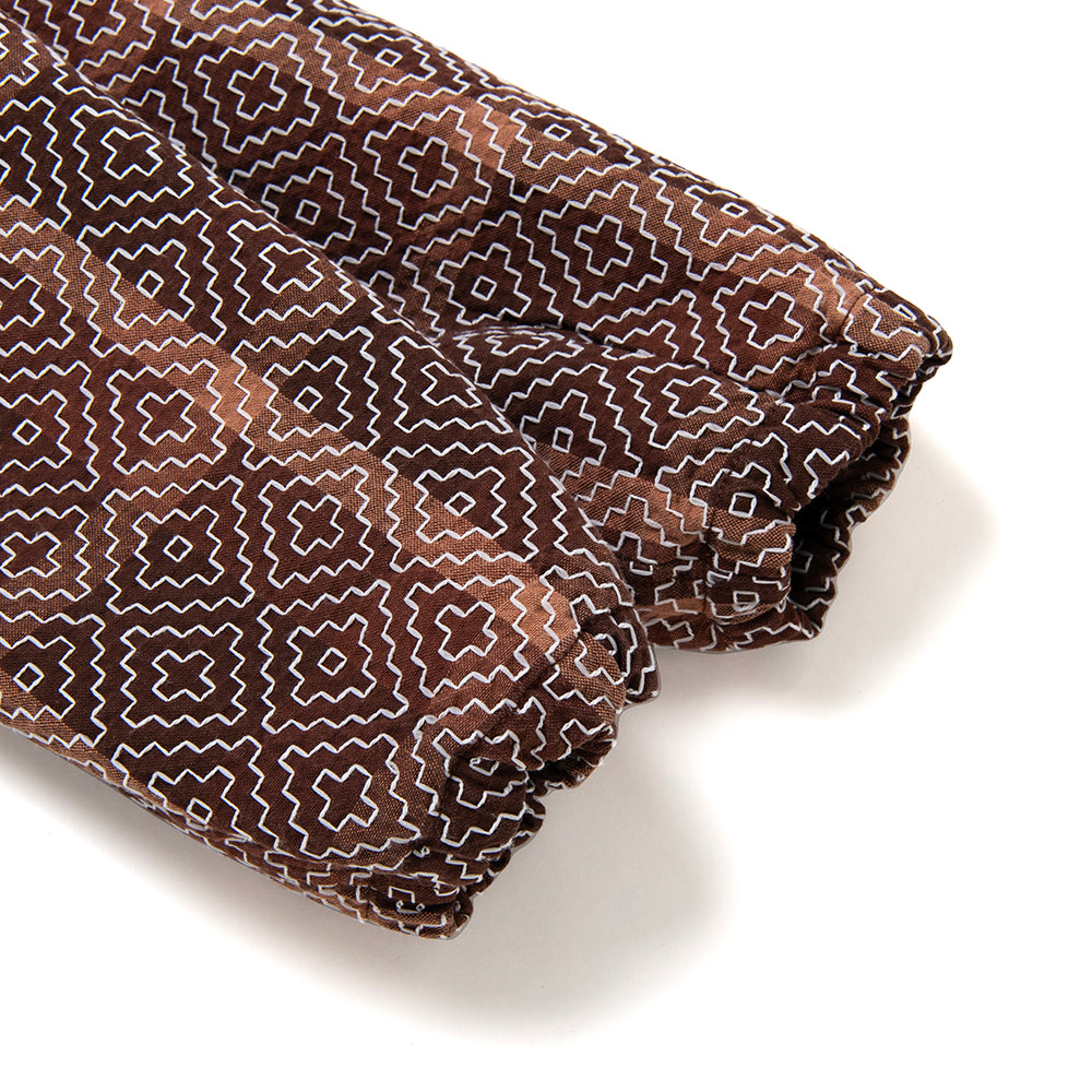 柿渋野良着刺し子コーチジャケット【4618】