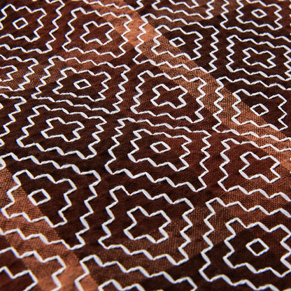 柿渋野良着刺し子コーチジャケット【4618】