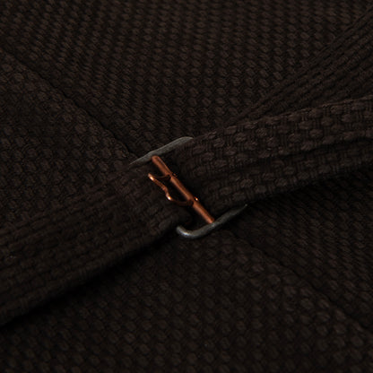 奄美大島泥染刺し子ベスト【4637】