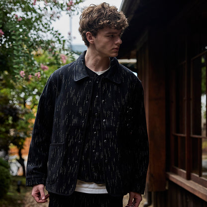 絣染ビーチクロスベスト【4617】