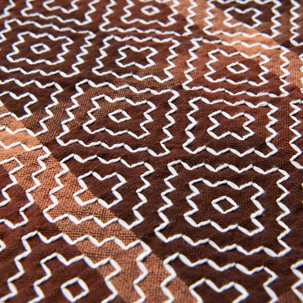 柿渋野良着刺し子シャツ【5726】