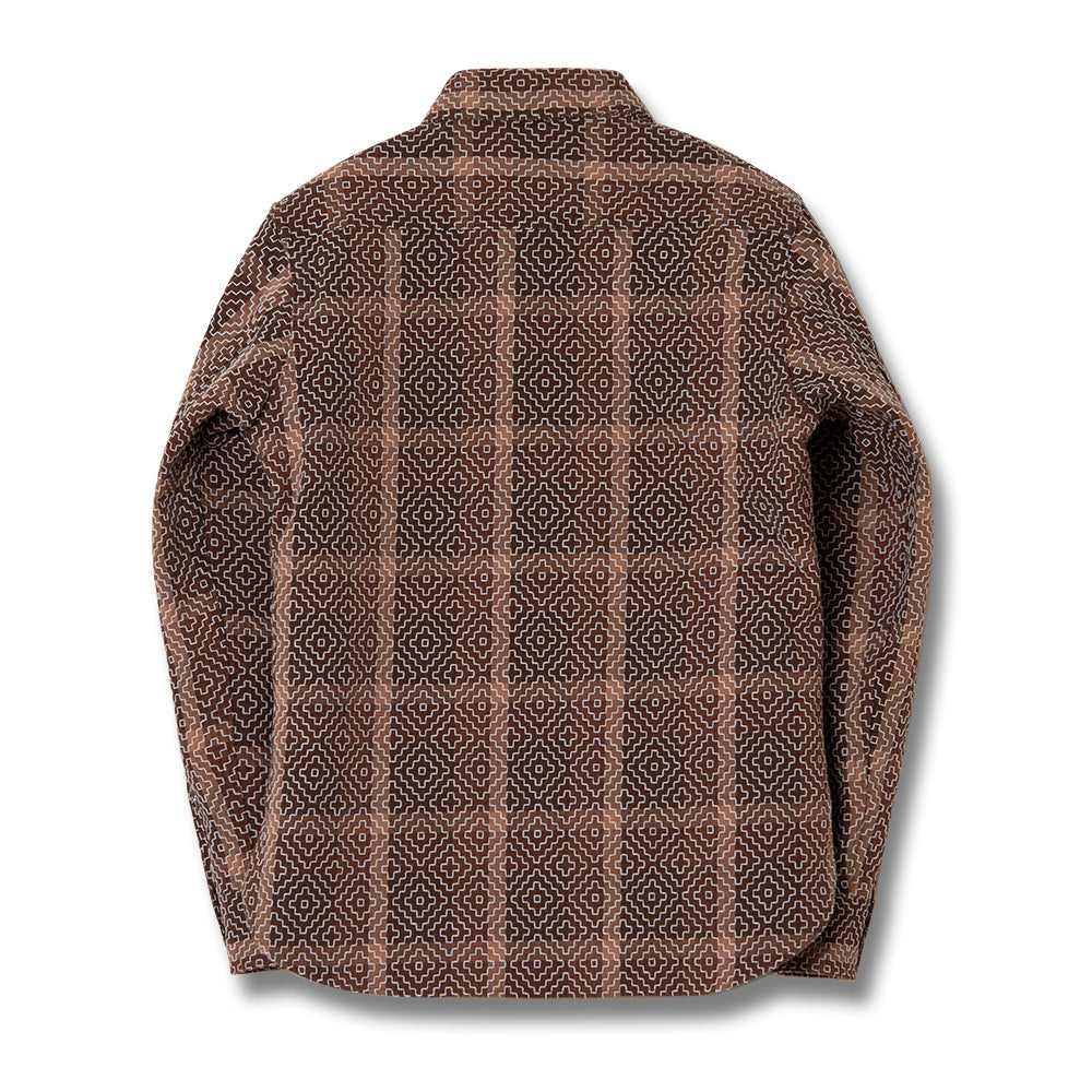 柿渋野良着刺し子シャツ【5726】 – STUDIO D'ARTISAN ONLINE STORE