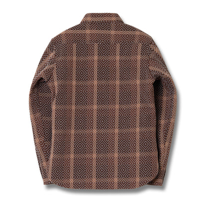 柿渋野良着刺し子シャツ【5726】