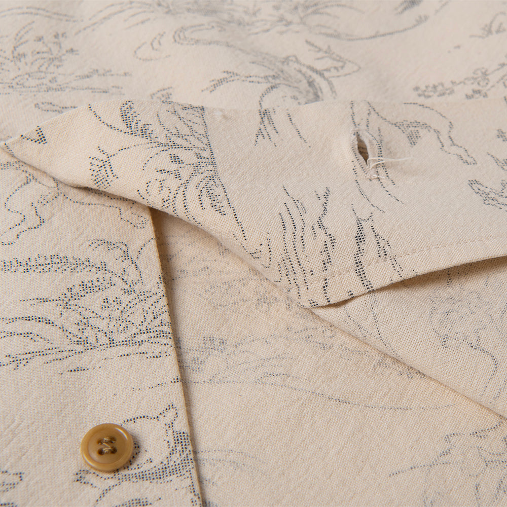鳥獣戯画オープンシャツ【5736】 – STUDIO D'ARTISAN ONLINE STORE