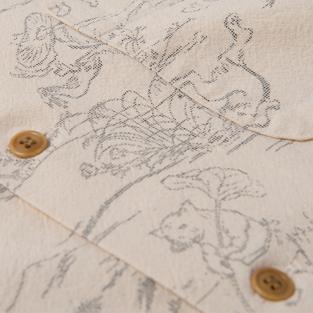 鳥獣戯画オープンシャツ【5736】 – STUDIO D'ARTISAN ONLINE STORE