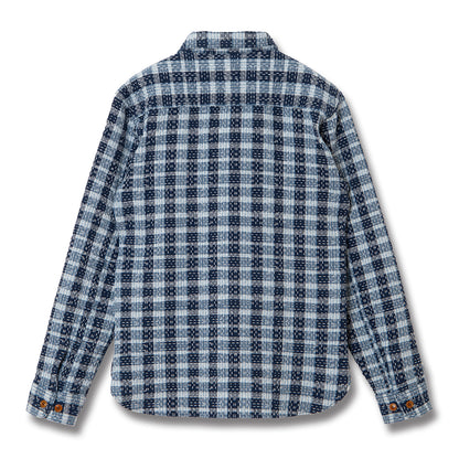 インディゴ野良着長袖シャツ【5737】