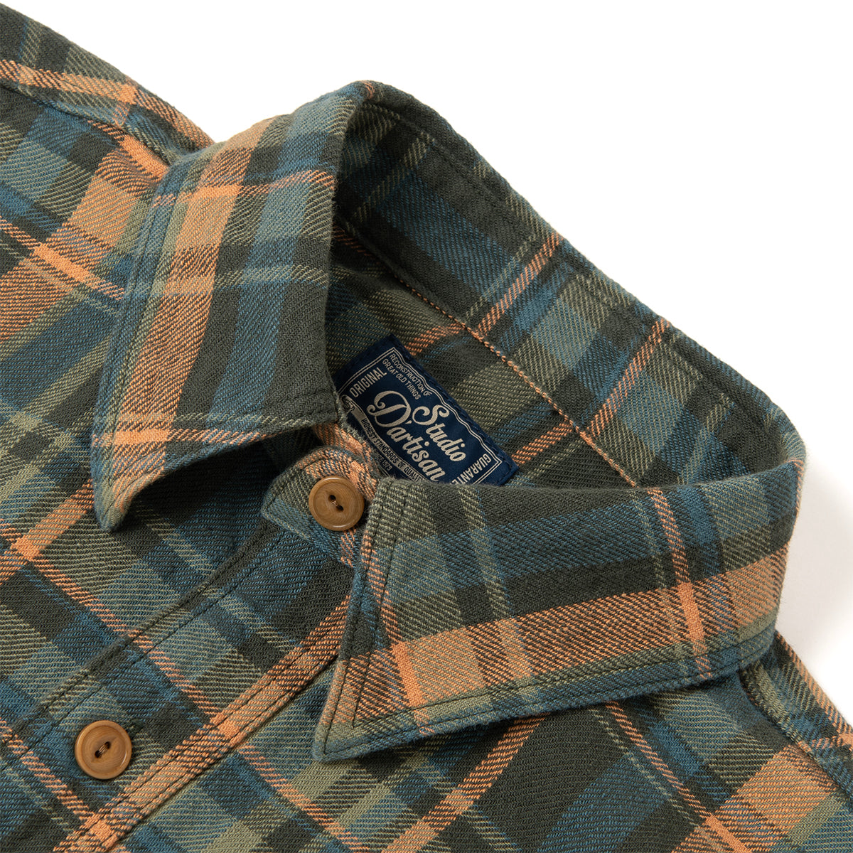 フランネルチェックシャツ【5752】 – STUDIO D'ARTISAN ONLINE STORE