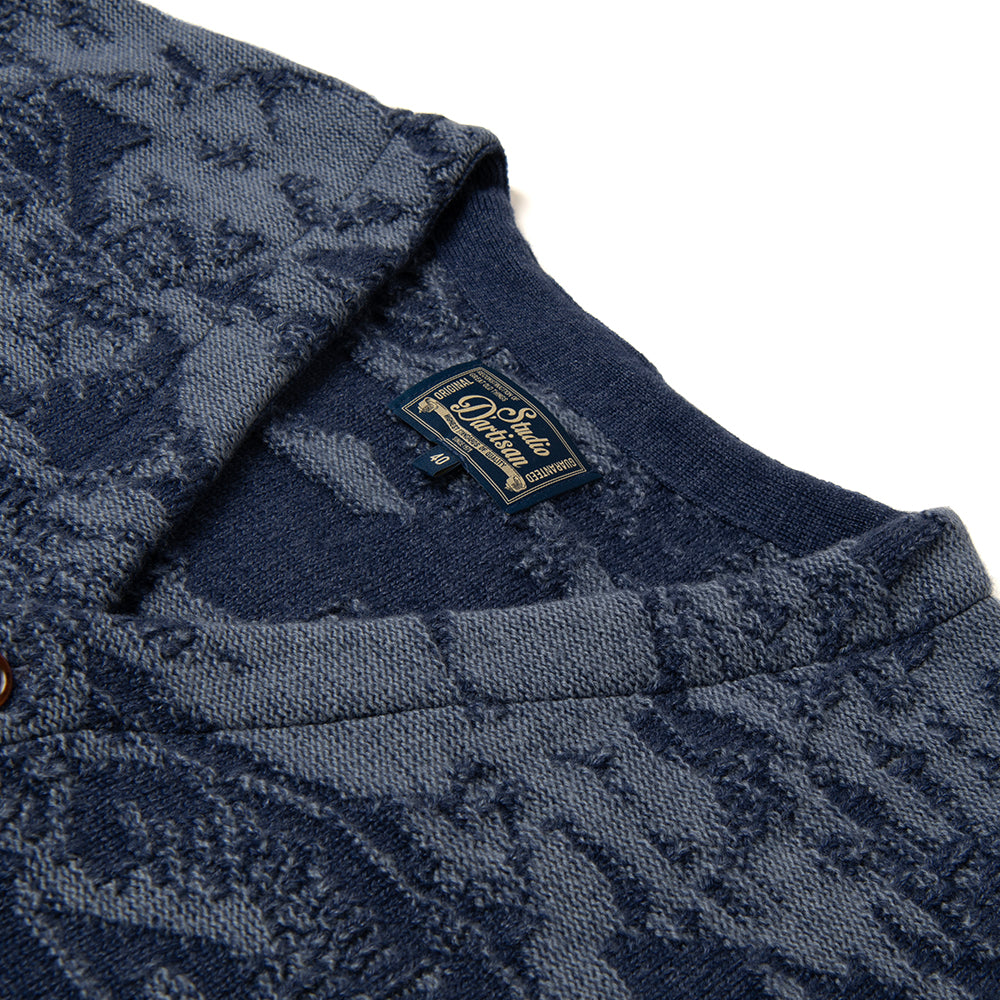 百豚カモフラージュニットカーディガン【8184】