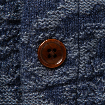 百豚カモフラージュニットカーディガン【8184】