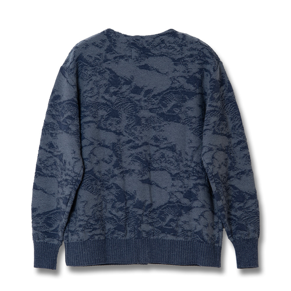 百豚カモフラージュニットカーディガン【8184】 – STUDIO D