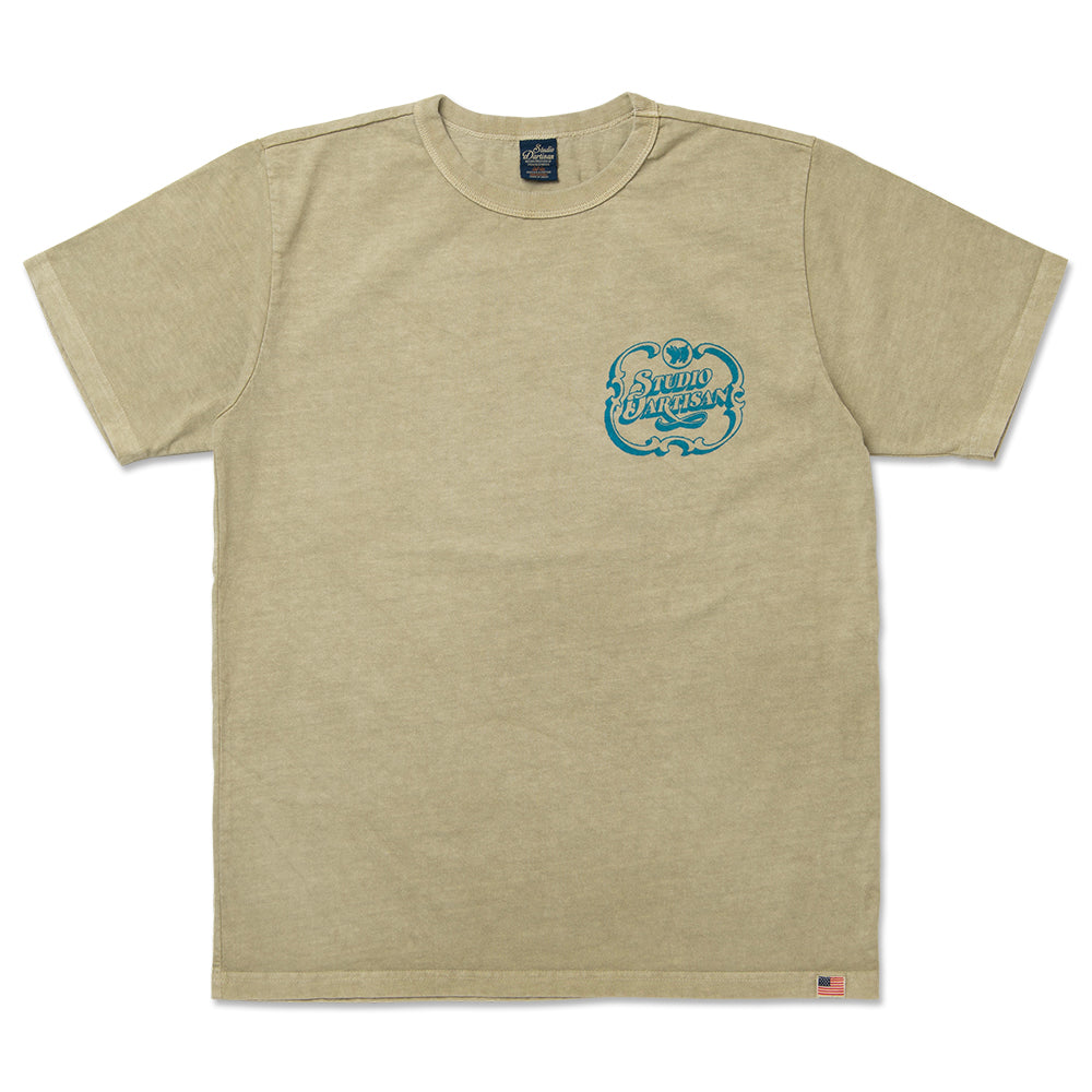 USAコットンピグメントダイTシャツ【8207A】