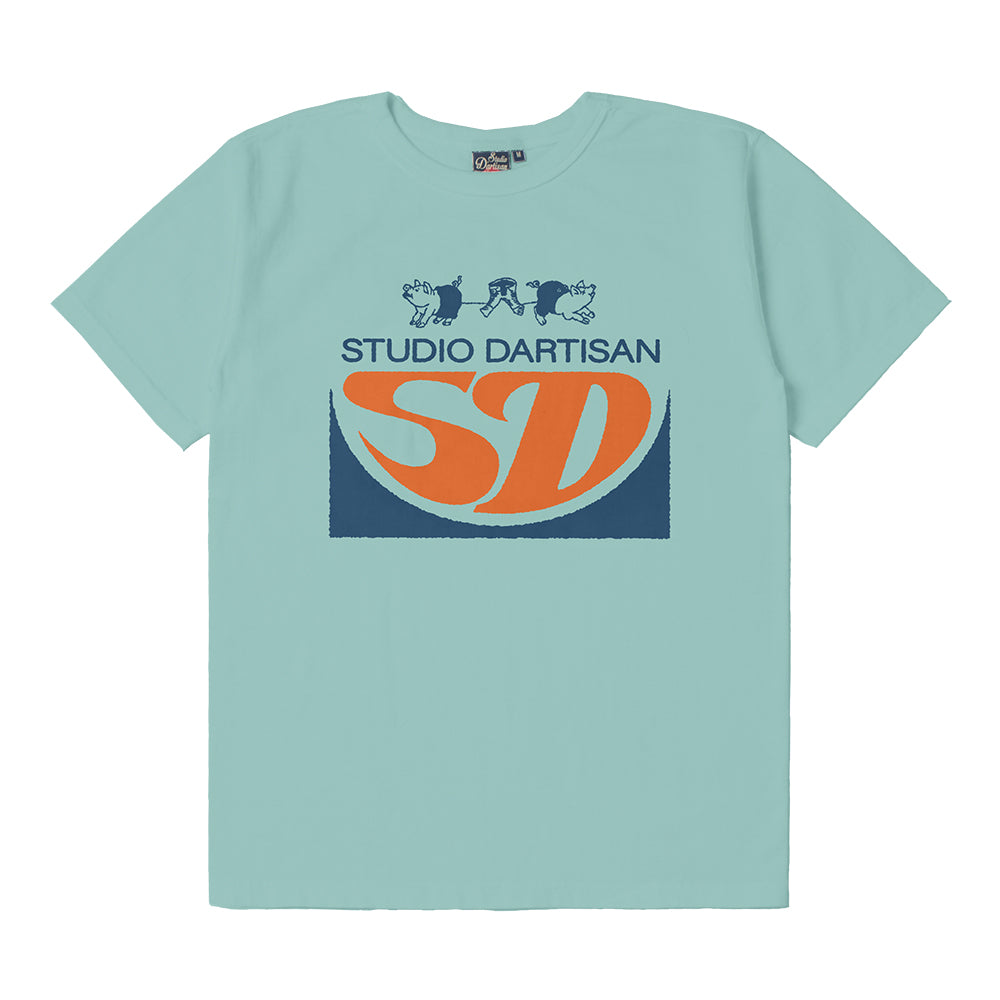 吊り編みプリントTシャツ【8209B】