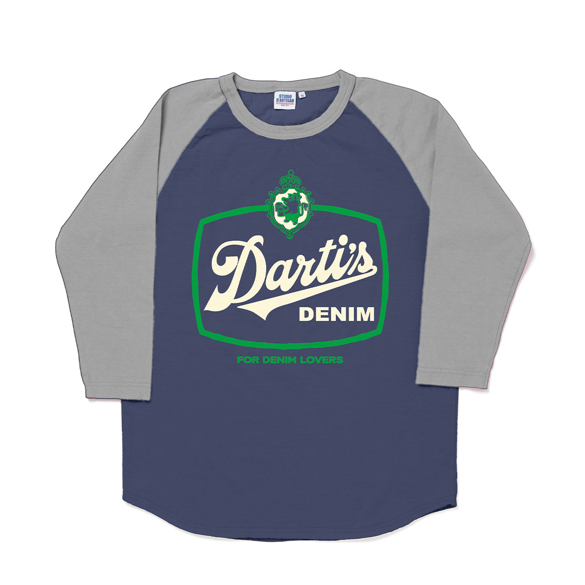 プリントラグラン7分袖Tシャツ【8229A】