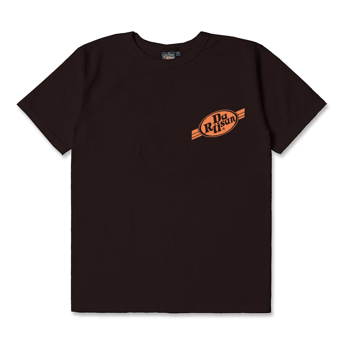 Studio D'artisan 吊り編み Tシャツ ブラウン L 吊り編みパックTシャツ